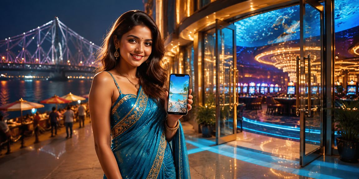 Indian player using mobile app to responsibly gamble